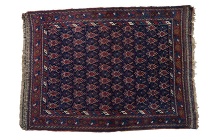 4x5.5 Antique Afshar Rug