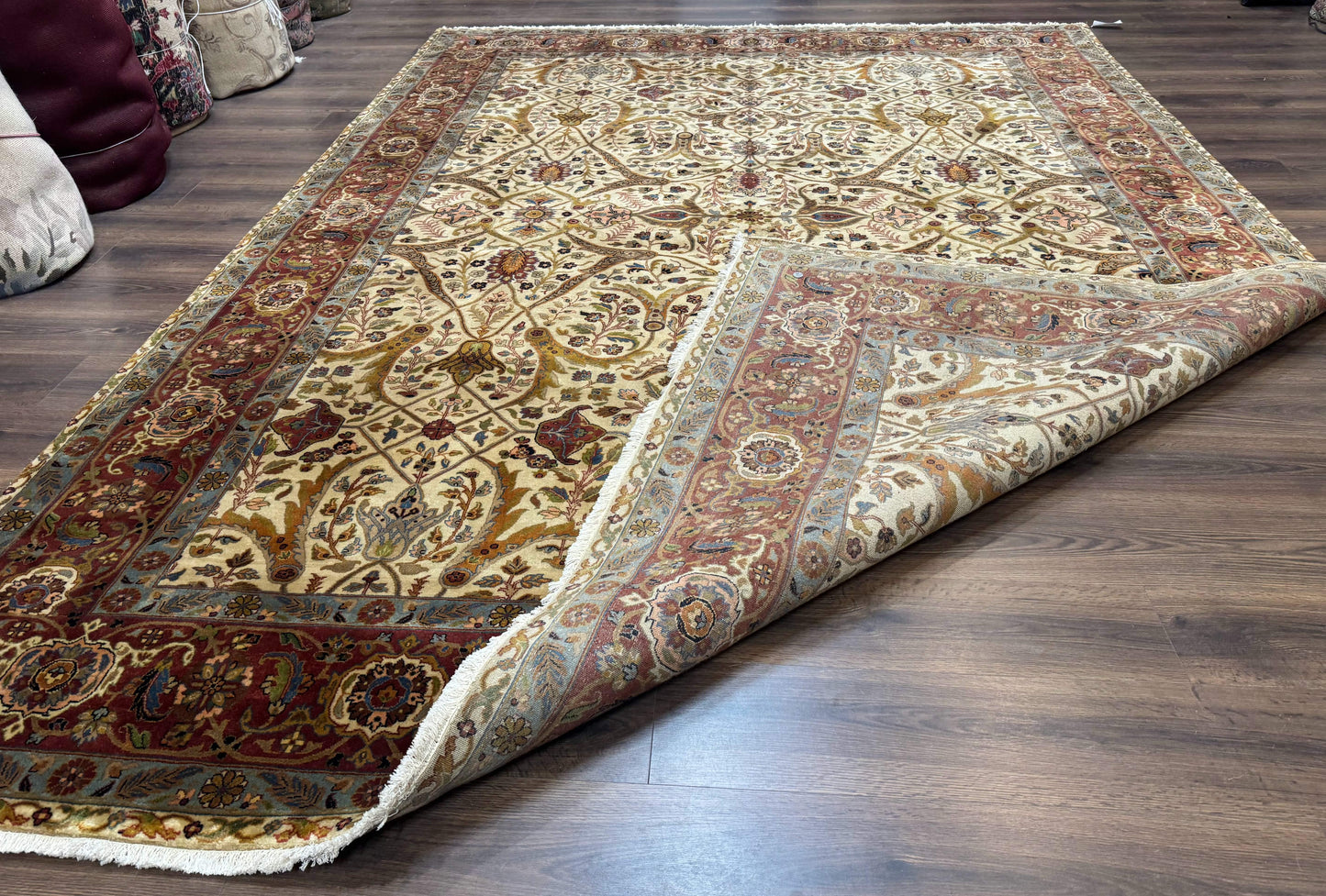 Persian Bidjar Rug 9x12 - Mustafi Allover Pattern - Traditional Carpet