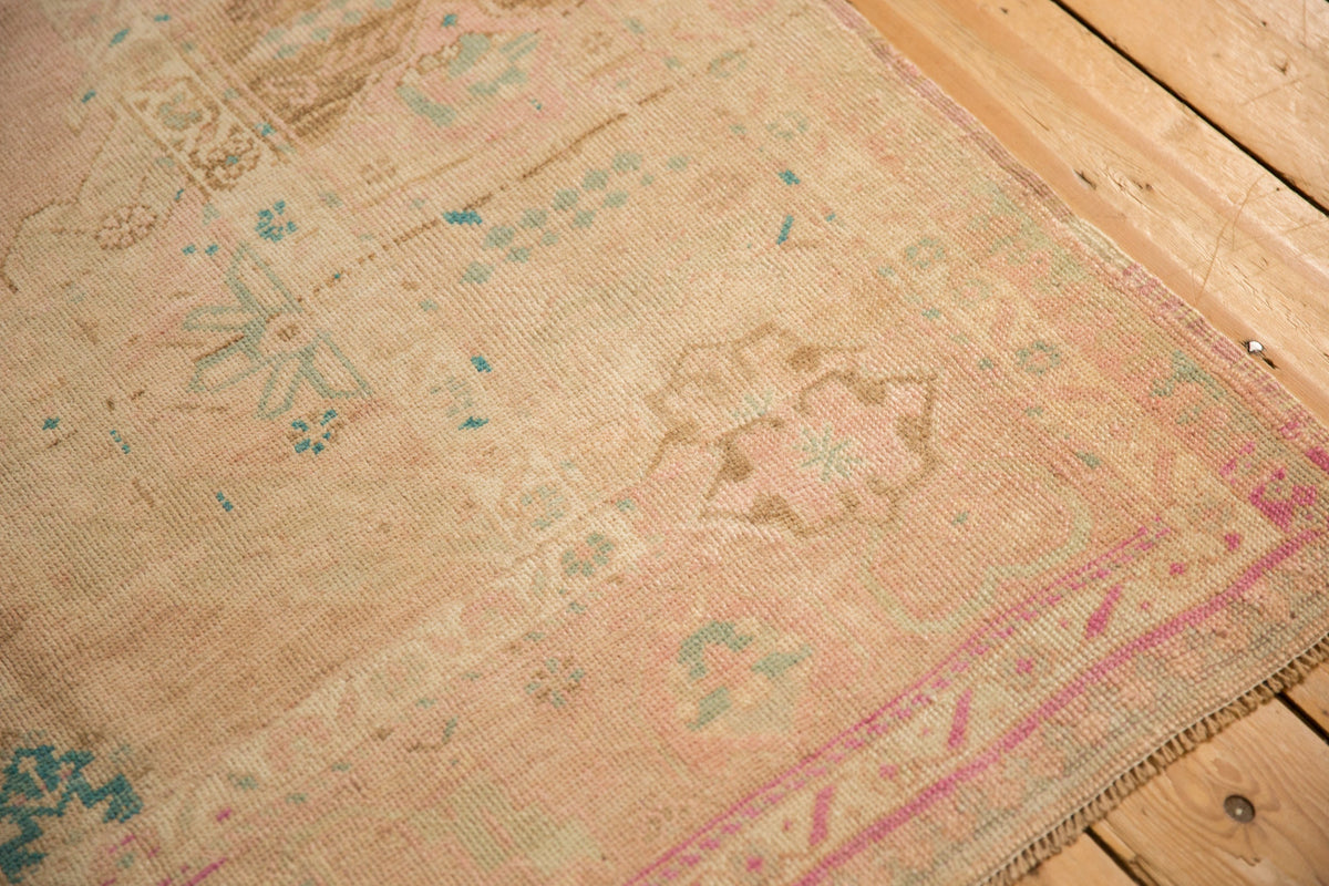 4.5x9 Vintage Distressed Oushak Rug Runner