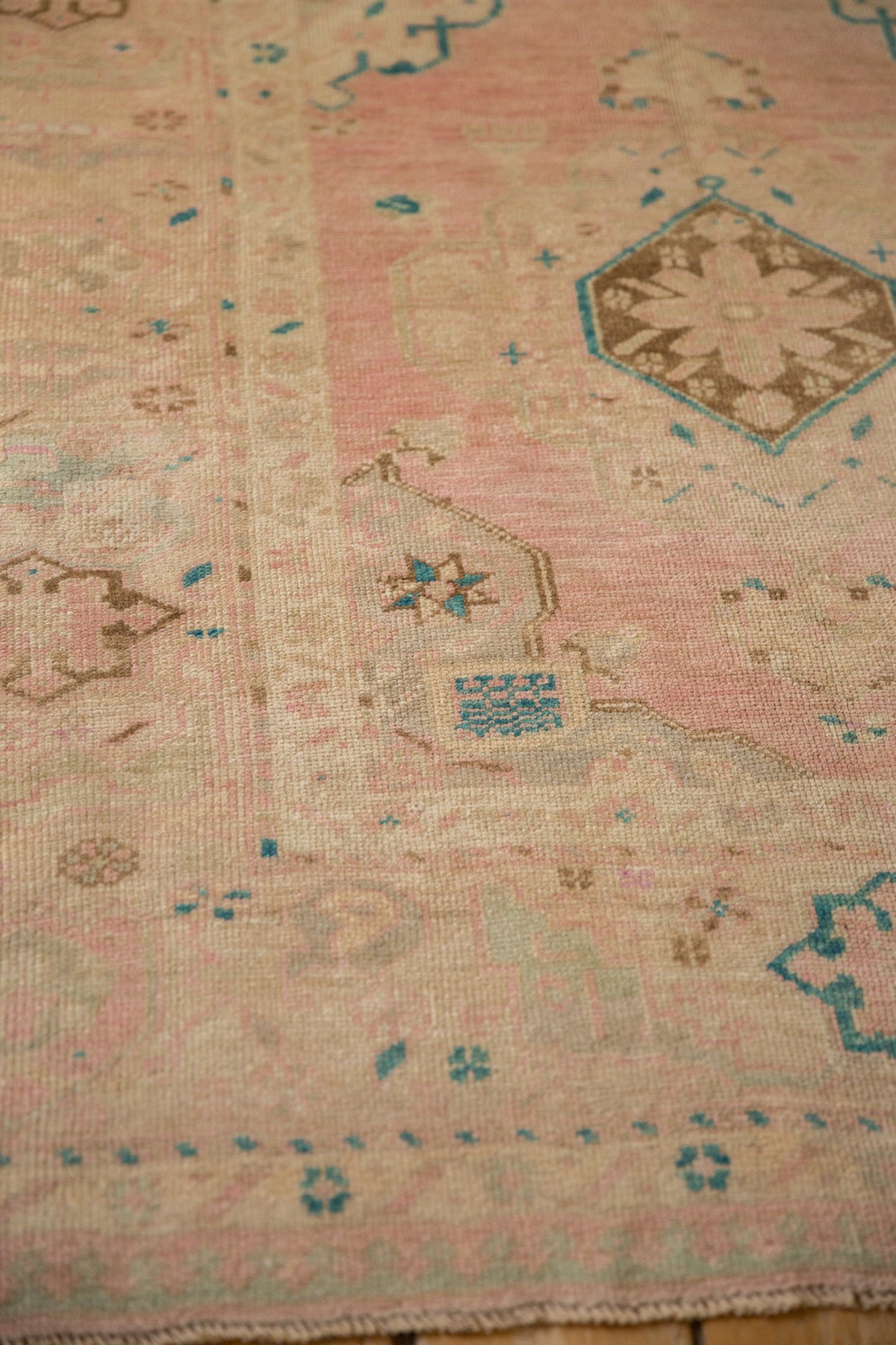 4.5x9 Vintage Distressed Oushak Rug Runner