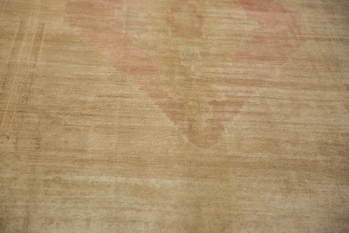 5.5x10 Vintage Distressed Oushak Carpet