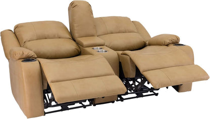 Charles 67 Inch Powered Double RV Wall Hugger Recliner Sofa