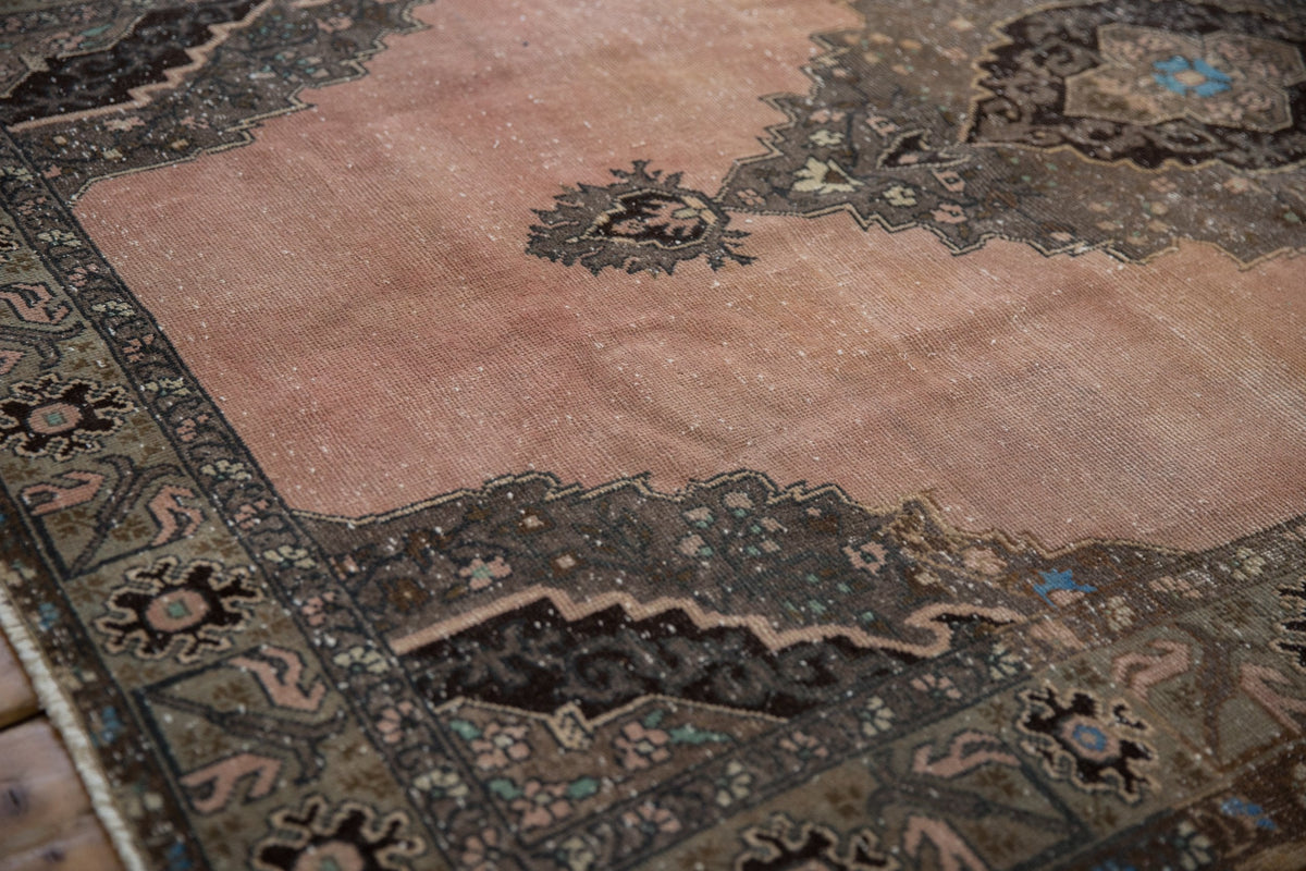 5x8 Vintage Distressed Oushak Carpet