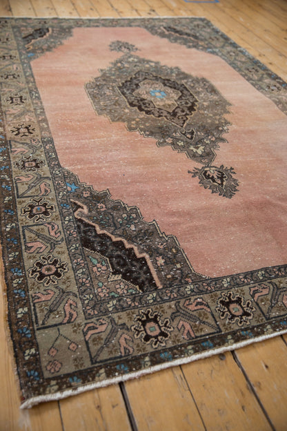 5x8 Vintage Distressed Oushak Carpet
