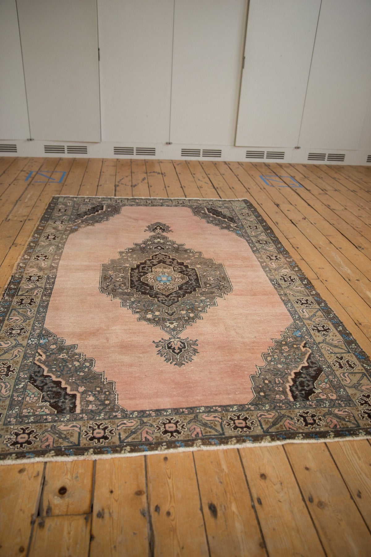 5x8 Vintage Distressed Oushak Carpet