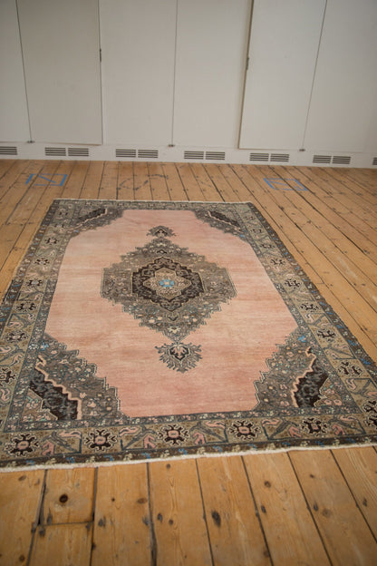 5x8 Vintage Distressed Oushak Carpet