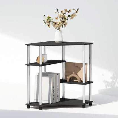 Turn N Tube Corner Shelf Americano Display Rack Bookshelf