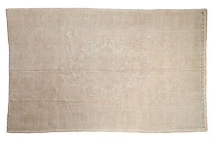 6x9.5 Vintage Distrsessed Oushak Carpet