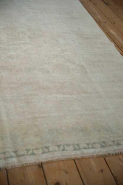 6x9.5 Vintage Distrsessed Oushak Carpet