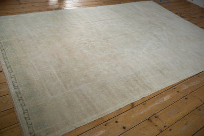 6x9.5 Vintage Distrsessed Oushak Carpet