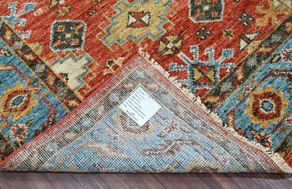 Multi Sizes Coral Hand Knotted Arts & Crafts/Mission Oushak Wool Oriental Area Rug