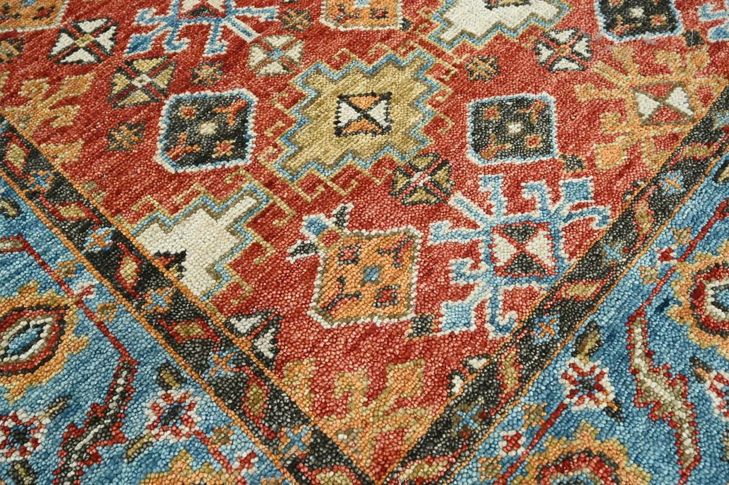 Multi Sizes Coral Hand Knotted Arts & Crafts/Mission Oushak Wool Oriental Area Rug