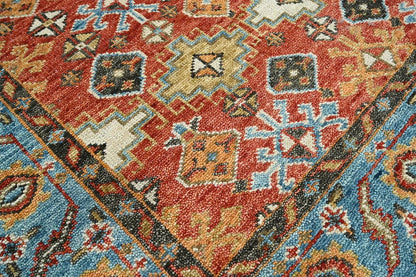 Multi Sizes Coral Hand Knotted Arts & Crafts/Mission Oushak Wool Oriental Area Rug