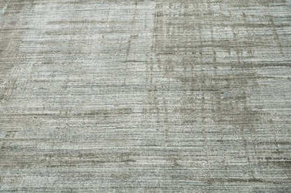 8x10 Gray LoomBloom Hand Knotted Modern & Contemporary Textured Tibetan 100% Wool Oriental Area Rug