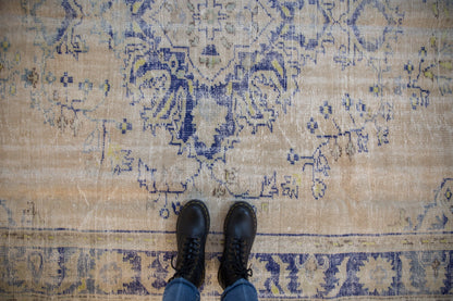 6.5x9.5 Vintage Distressed Oushak Carpet