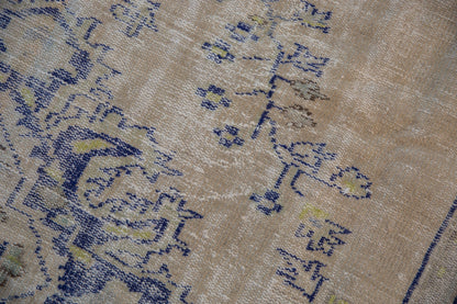 6.5x9.5 Vintage Distressed Oushak Carpet