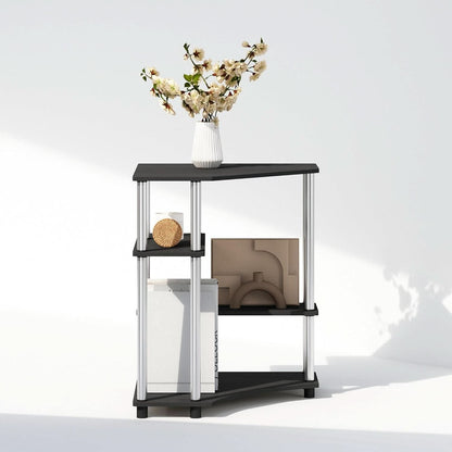 Turn N Tube Corner Shelf Americano Display Rack Bookshelf