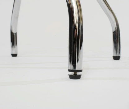 Heavy Duty Backless Swivel Bar Stools with Faux Leather