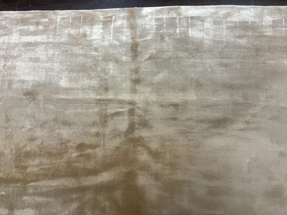 Silk Tibetan Rug 9x11, Handmade Silk Area Rug, Modern Contemporary Carpet
