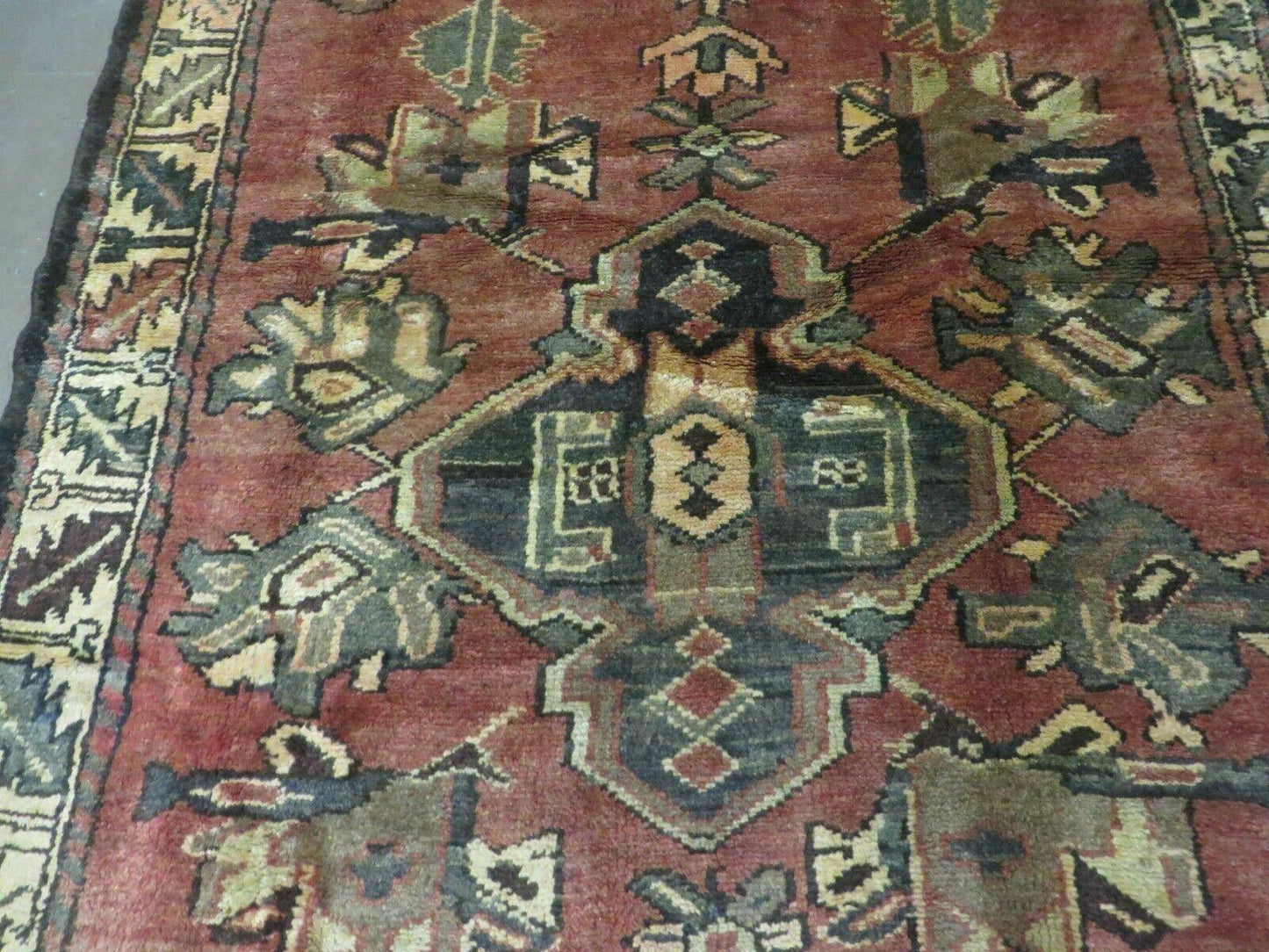 4' X 6' Antique 1920 Handmade Turkish Wool Rug Veg Dye Nice