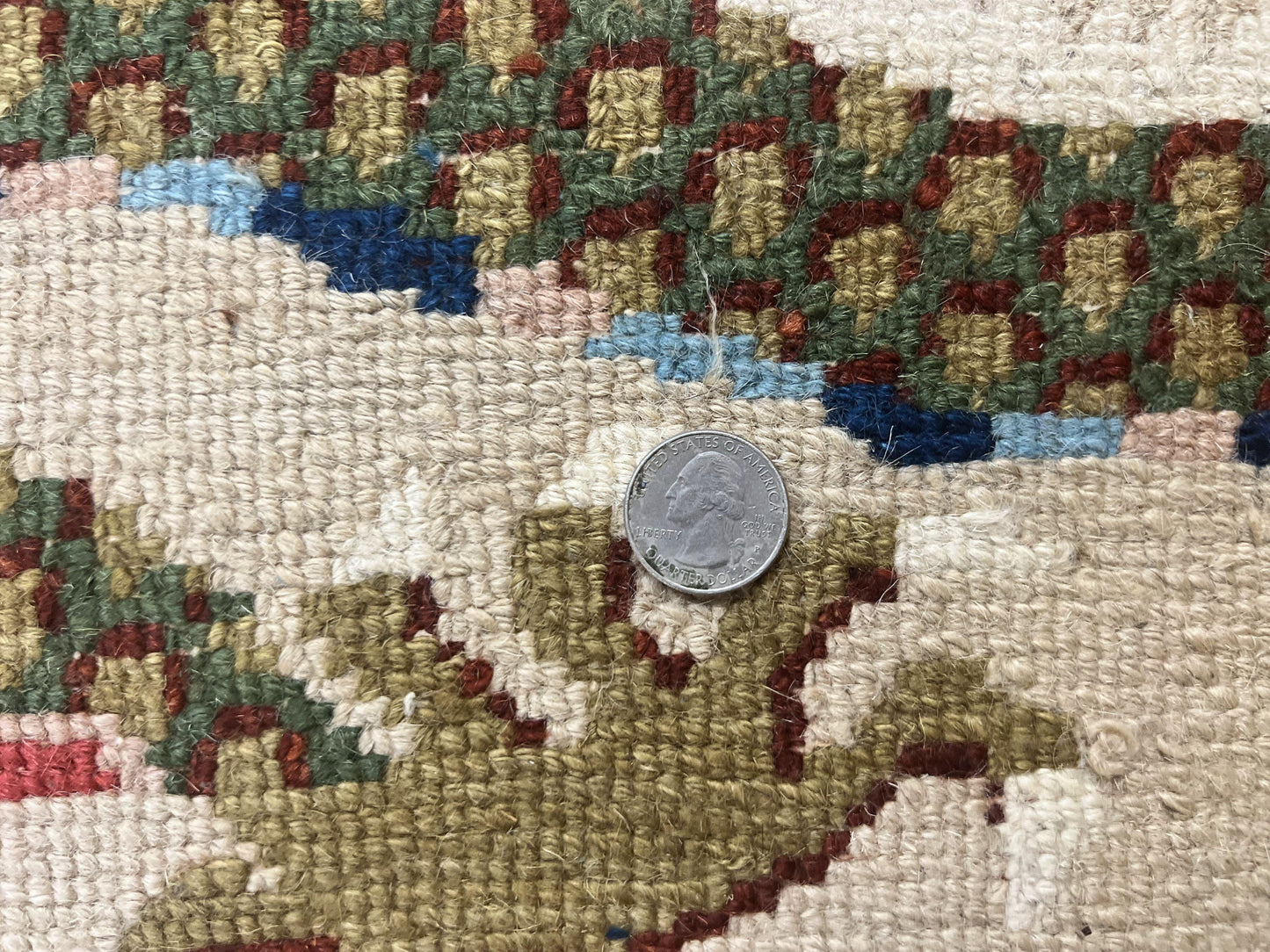 Antique Chinese Peking Rug 3 x 5.6, Dragon Motifs, Handmade Wool Asian Oriental Carpet