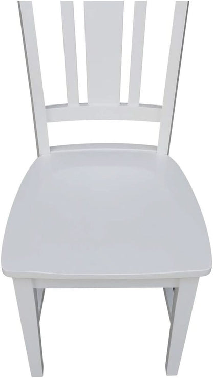 Set of Two White San Remo Splatback Dining Chairs
