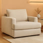 Soletren Contemporary Off White Chenille Upholstered Chair