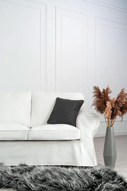 IKEA Ektorp 3 Seat Sofa Slipcover White Replacement