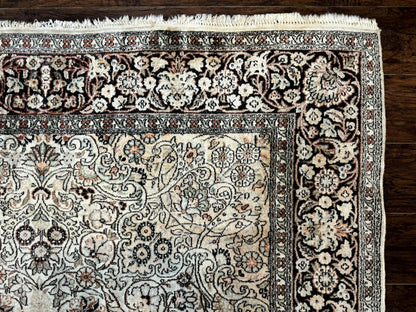 Silk Indian Kashmiri Rug 6x9