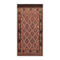 4'9"x10' Authentic Hand woven Reversible Southwestern Kilim Oriental Area Rug Rose