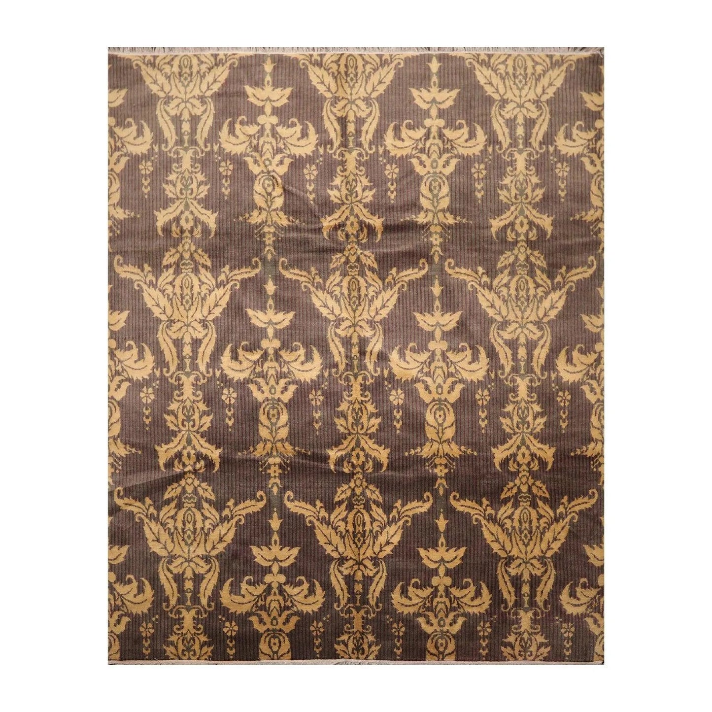 8' x 10' Hand Knotted 100% Wool Tibetan Oriental Area Rug Transitional Gray