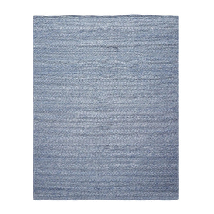 Multi Size Blue Hand Woven 100% Wool Flatweave Modern & Contemporary Oriental Area Rug