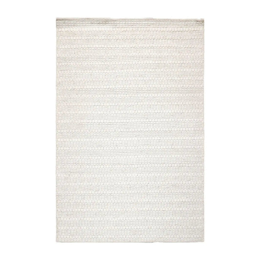 Multi Size Off White, Gray Hand Woven 100% Wool Flatweave Traditional Oriental Area Rug