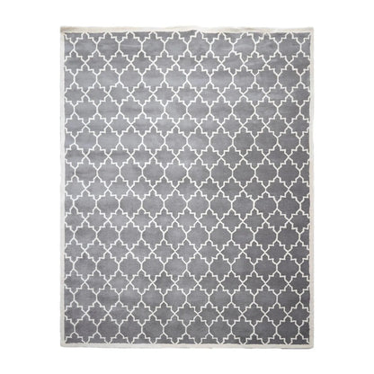 8' x 10' Handmade 100% Wool Designer Contemporary Oriental Area rug Gray