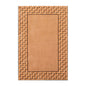 3'6" x 5'6" Basketweave 100% wool Contemporary Oriental Area rug Tan