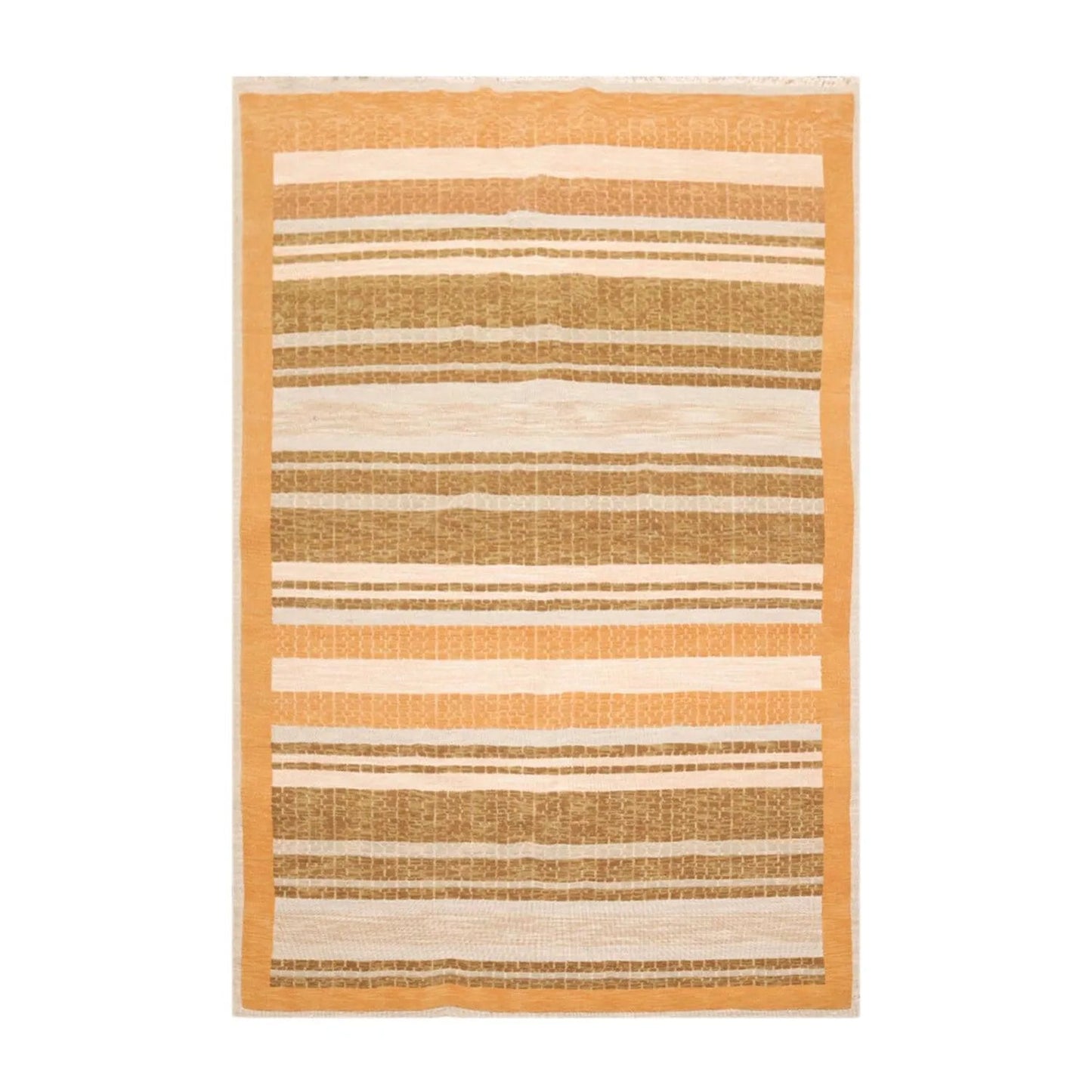 6' x 9' Hand Knotted 100% Wool high Low Pile Modern Area Rug