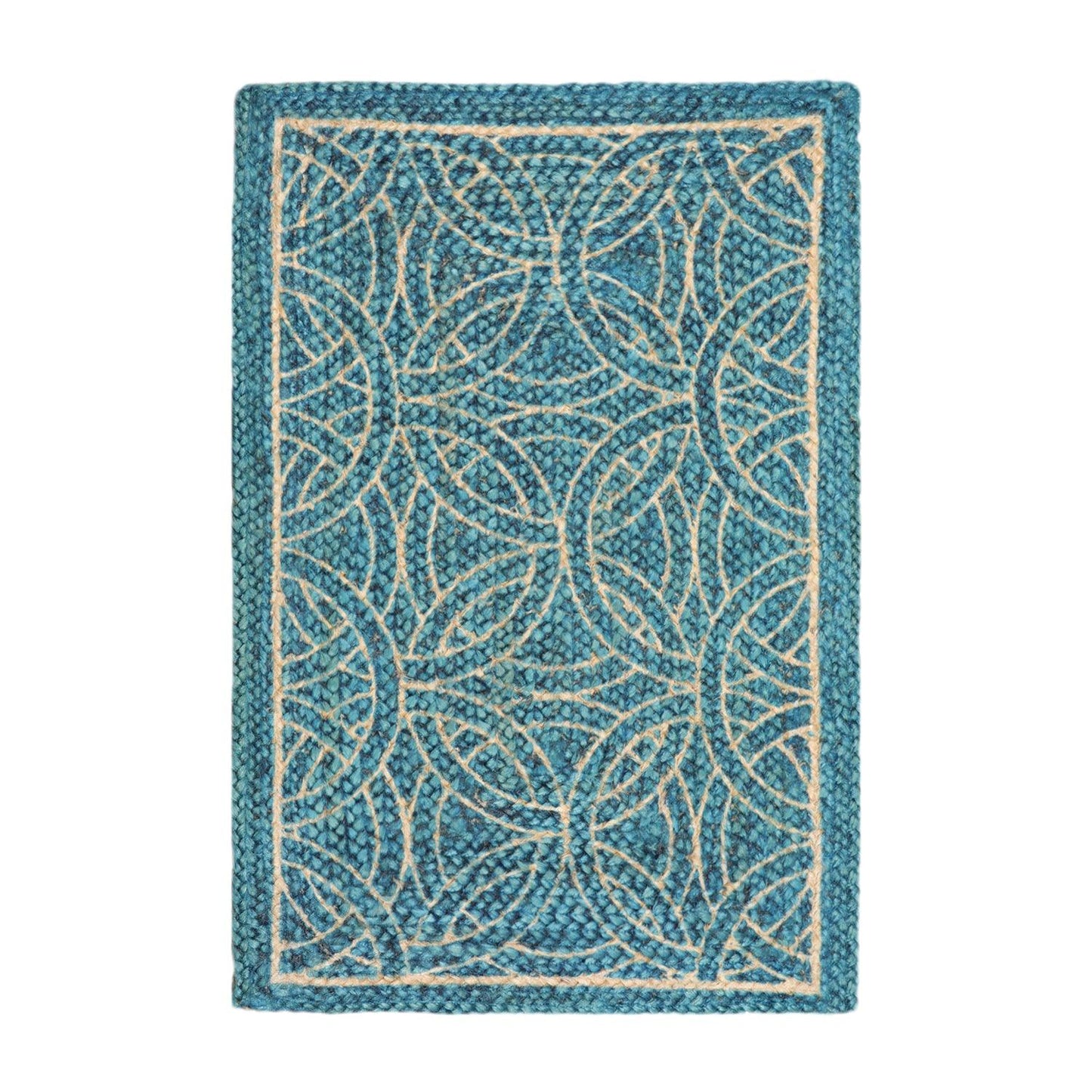 2'  00"x3'  00" Braided Mat  Oriental Area Persian Rug