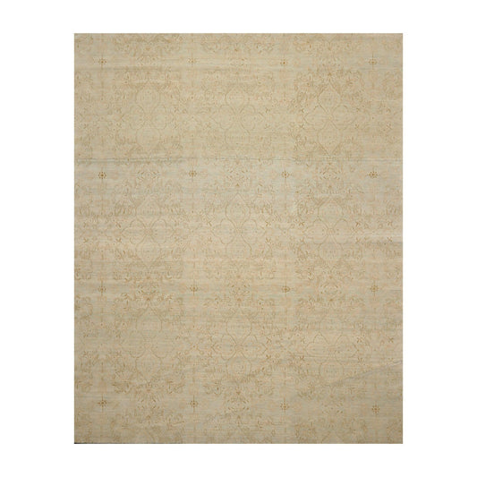 8' x 10'3" Hand Knotted Auth Wool & Silk Tibetan Oriental Area Rug Mint