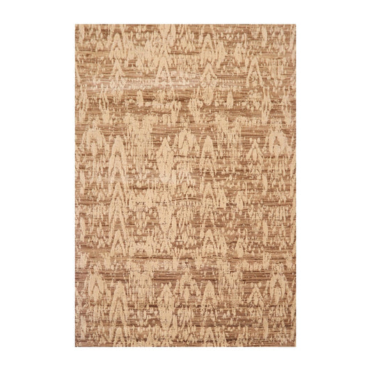 5'3" x 7'5" Transitional Wool & Art Silk Oriental Area Rug Taupe