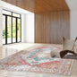LoomBloom Multi Sizes Beige Machine Made Traditional Medallion Flatweave Polyester Oriental Area Rug