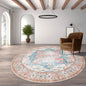 LoomBloom Multi Sizes Beige Machine Made Traditional Medallion Flatweave Polyester Oriental Area Rug
