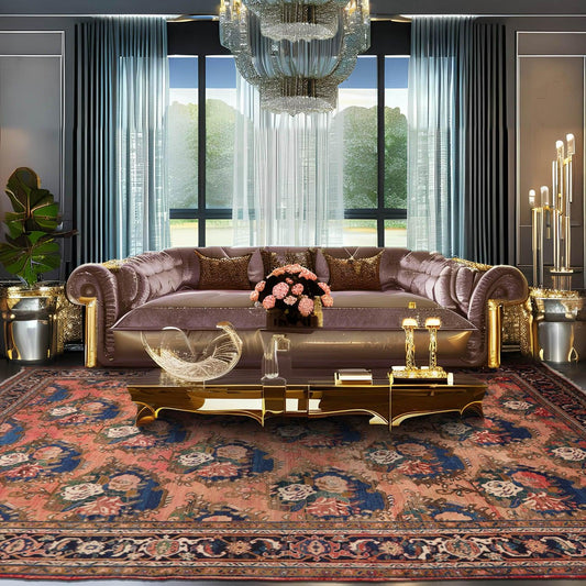 8'9" x 11'4" Hand Knotted 100% Wool Bidjar Traditional Oriental Area Rug Rust