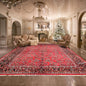 8'10''x16'3'' Oversize Coral Hand Knotted Traditional Heriz Medallion Wool Oriental Area Rug