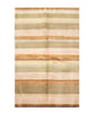 5'1'' x 8'2'' Hand Knotted Tibetan 100% Wool Stripes Oriental Area Rug Green