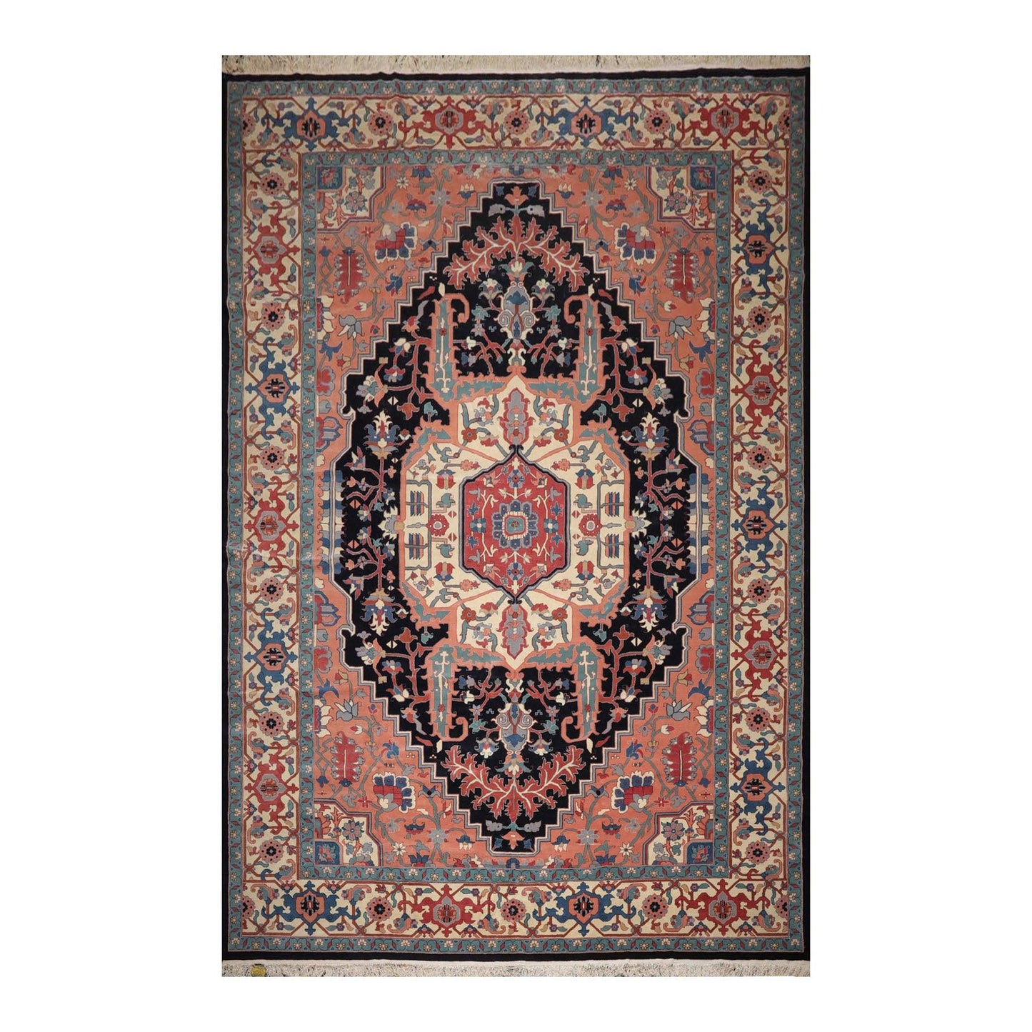 11'11" x 17'8" Rare Romanian Hand Knotted Wool Seraapi 200 KPSI Area Rug