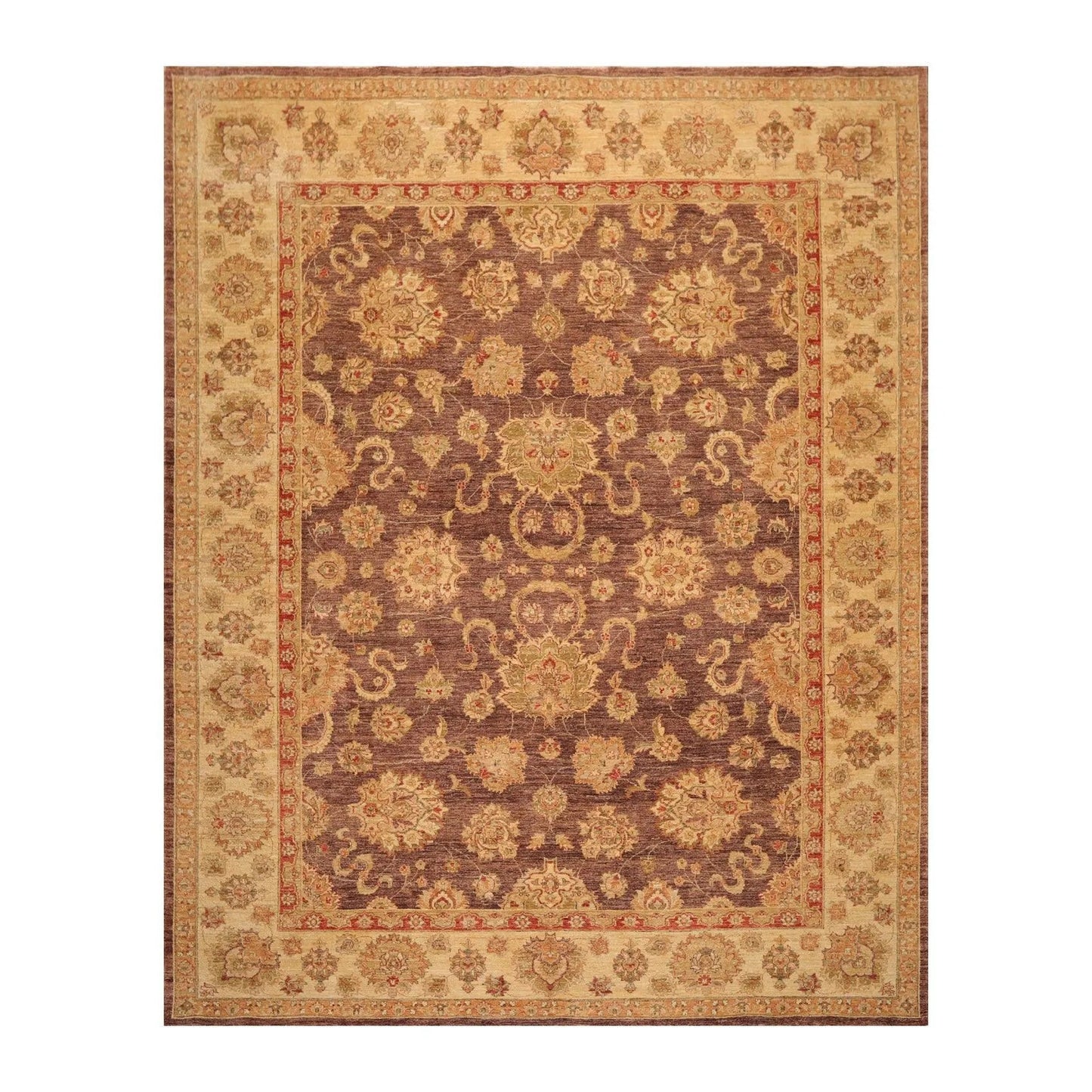 9' 1''x11' 3''Hand Knotted Wool Oriental Area Persian Rug