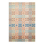 6' x 9' Hand Knotted Tibetan 100% Wool Patterned Modern Oriental Area Rug Blue