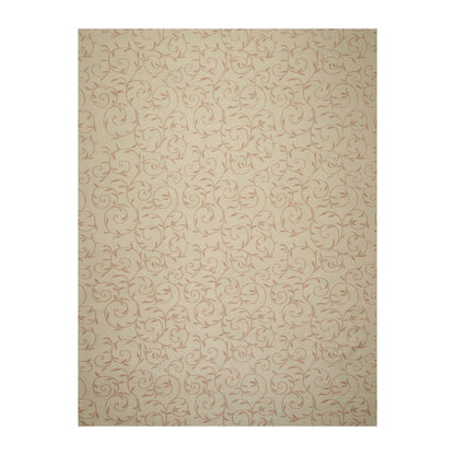 8'10" x 12'3" Hand Knotted Tibetan Wool Botanical 200KPSI Oriental Area Rug Moss