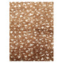 5'8" x 8'5" Hand Knotted Tibetan Wool & Art Silk Floral Oriental Area Rug Brown