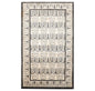 3' x 4'11" Hand Knotted Tibetan Wool & Silk Hip Designer 200 KPSI Area Rug Cream